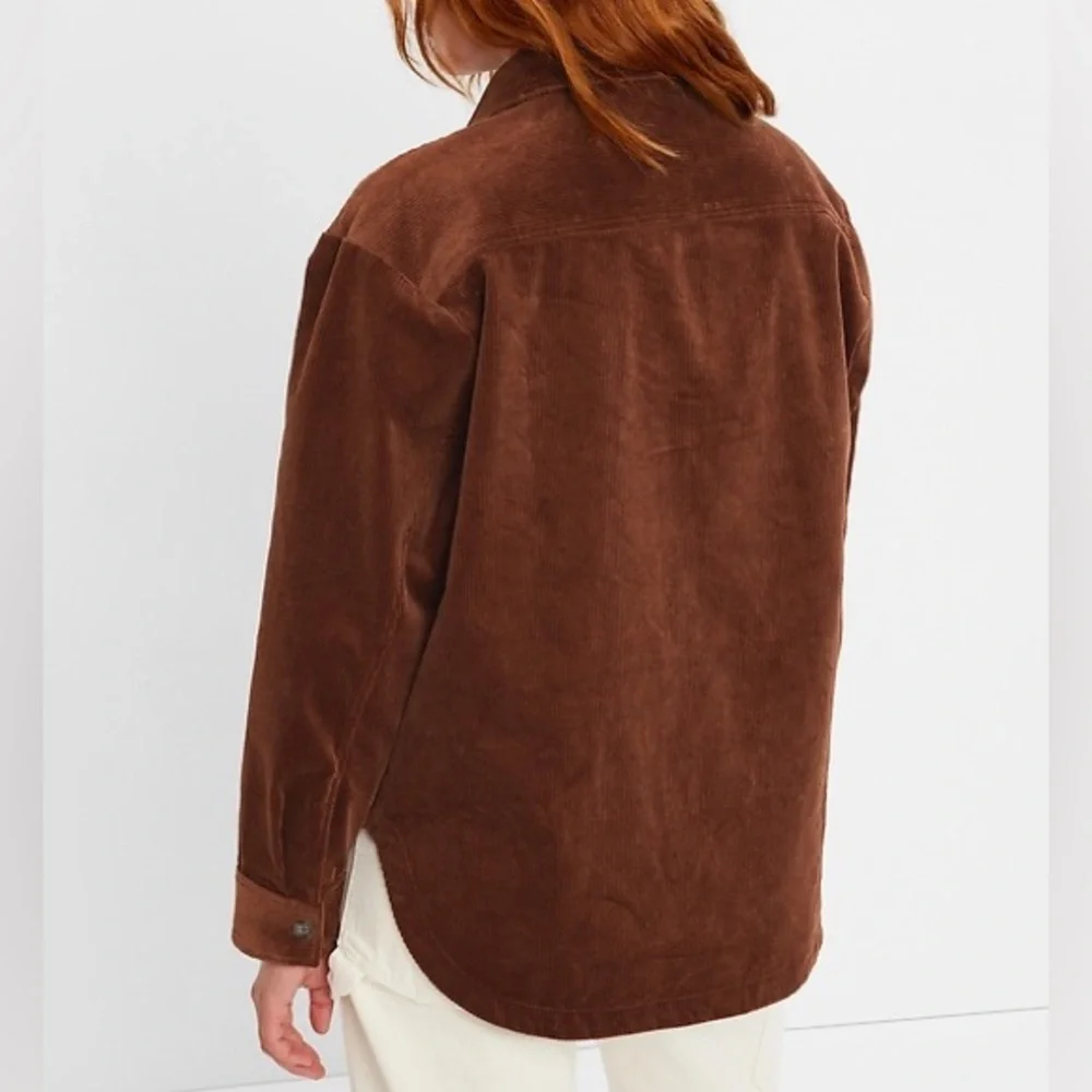 NWT GAP Oversized Corduroy Shirt Shacket Small - Picture 2 of 6